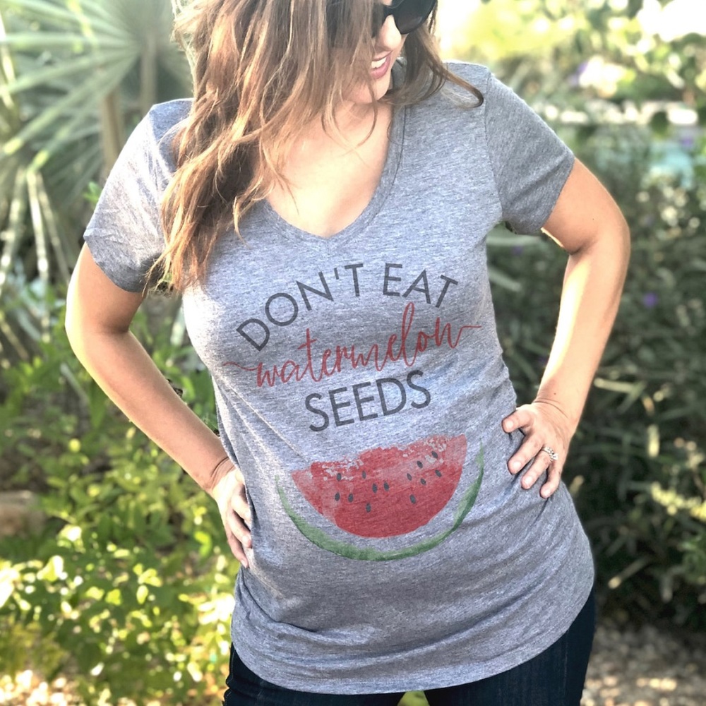 Maternity Watermelon seed shirt